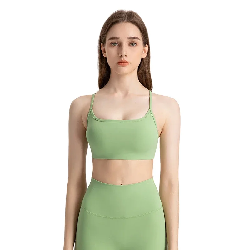 Crossback Padded Shockproof Sports Bra