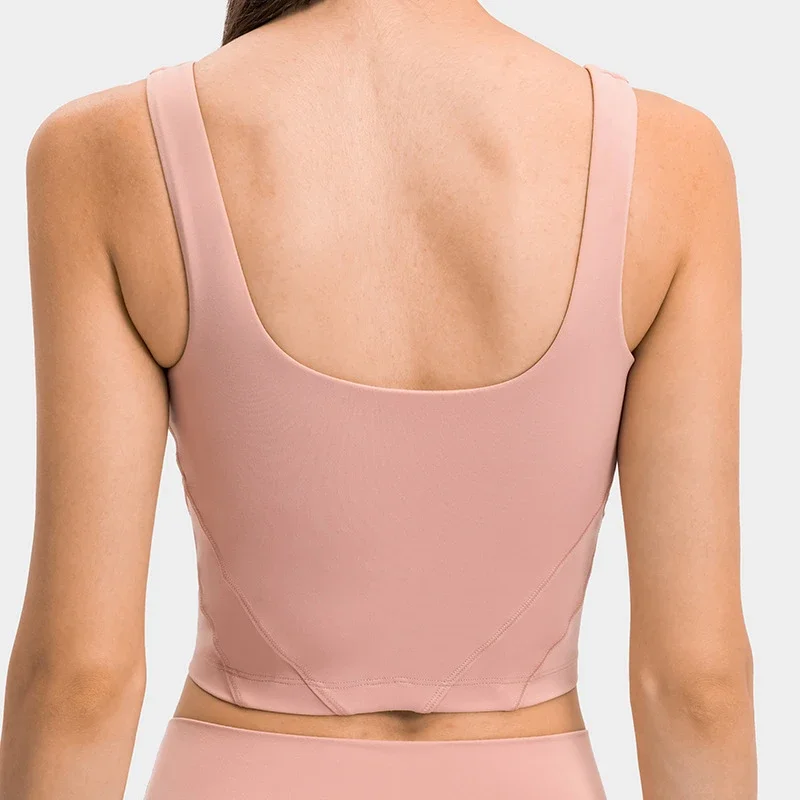 Naked-Feel Padded Yoga Tank Top