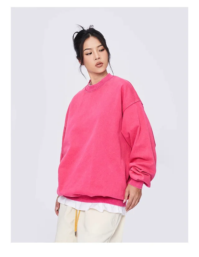 RFSD Men's 2025 FW Streetwear Crewneck Sweatshirt Detail