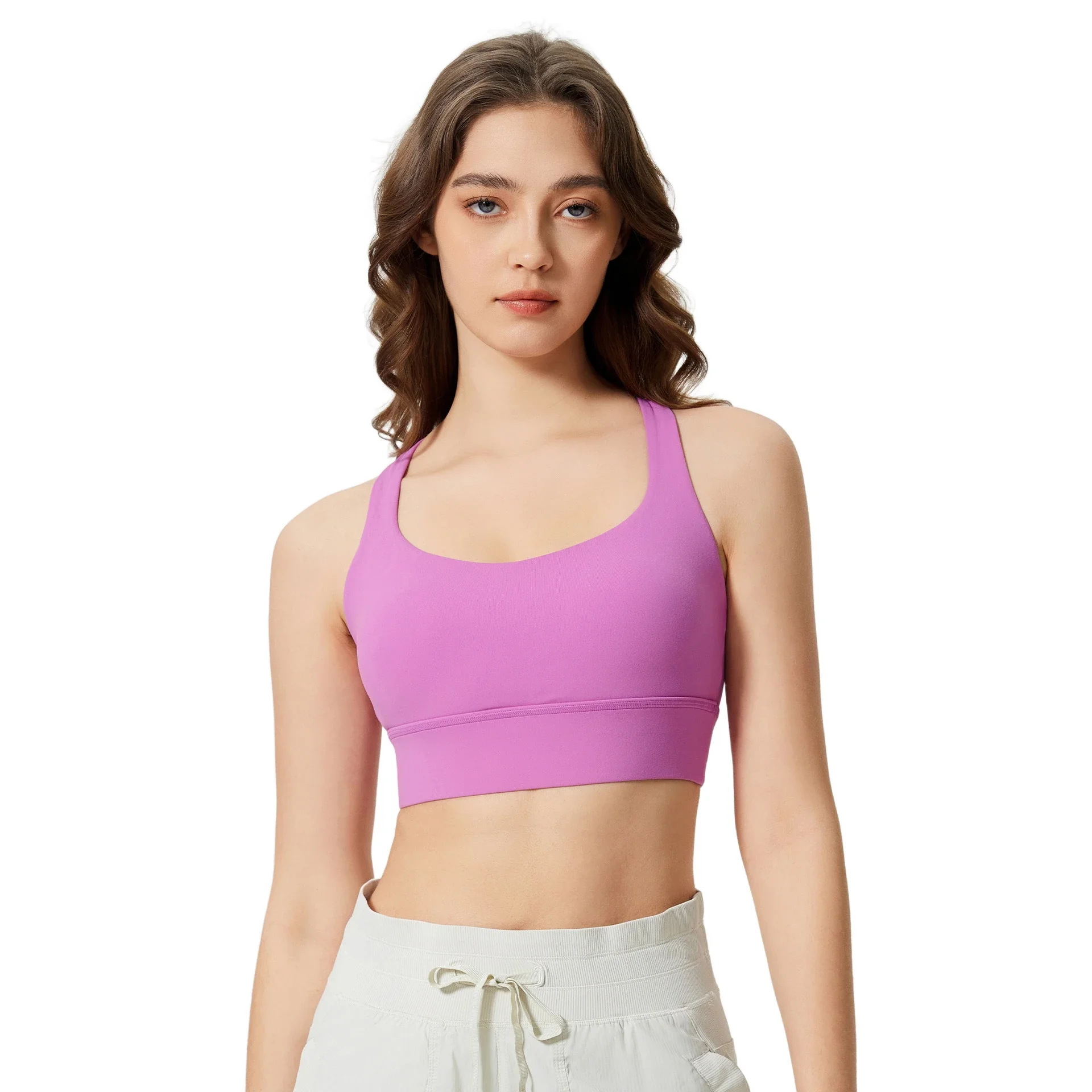 Wide-Band Crossback Sports Bra (S2025)