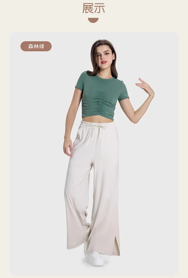 Summer Bare-Fit Slimming Yoga Top Detail