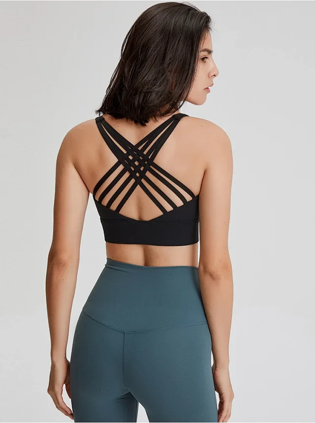 Wire-Free Yoga & Running Bra DW035 Detail