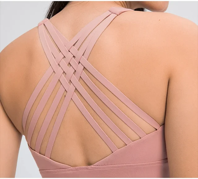 Nude Feel Yoga Sports Bra Detail