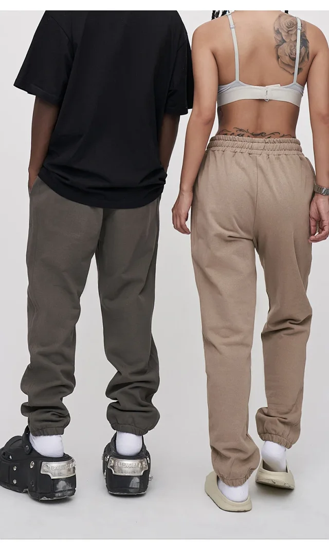 RFSD Men's 2025 Fall/Winter Earth Tone 420G Loose Straight Sweatpants Detail