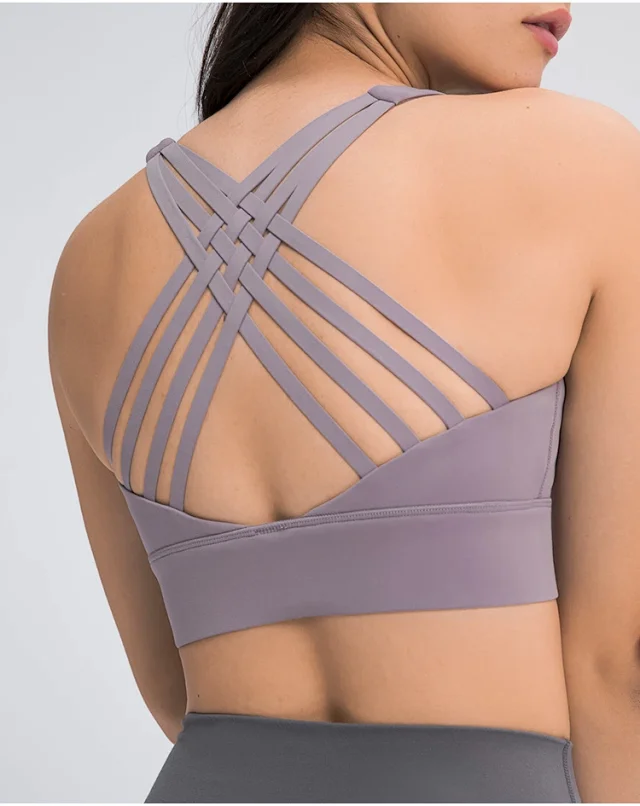 Nude Feel Yoga Sports Bra Detail