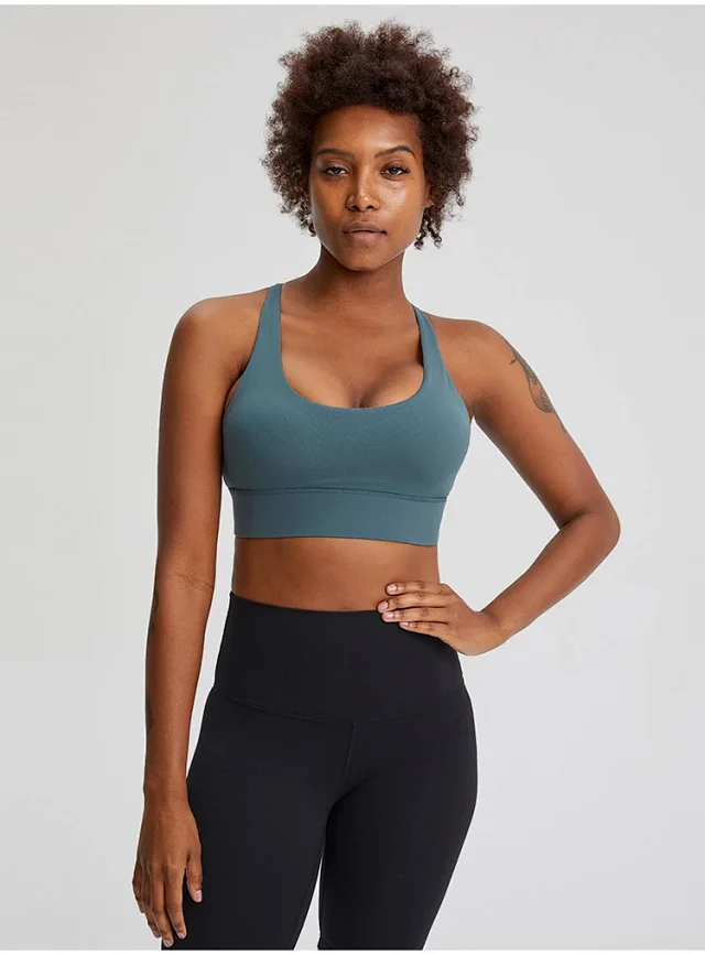Wire-Free Yoga & Running Bra DW035 Detail
