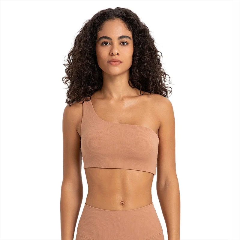 Ribbed Spring Summer Yoga Bra