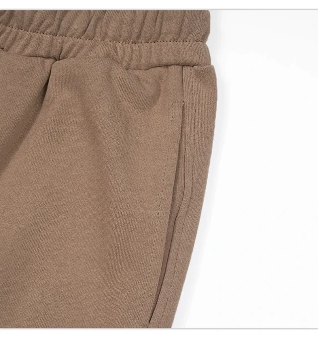 RFSD Men's 2025 Fall/Winter Earth Tone 420G Loose Straight Sweatpants Detail