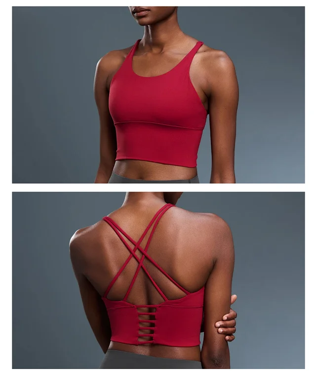 Crossback High-Support Sports Bra (D19095) Detail