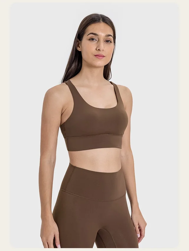 Bare-Fit Crossback Yoga Bra (DW002) Detail