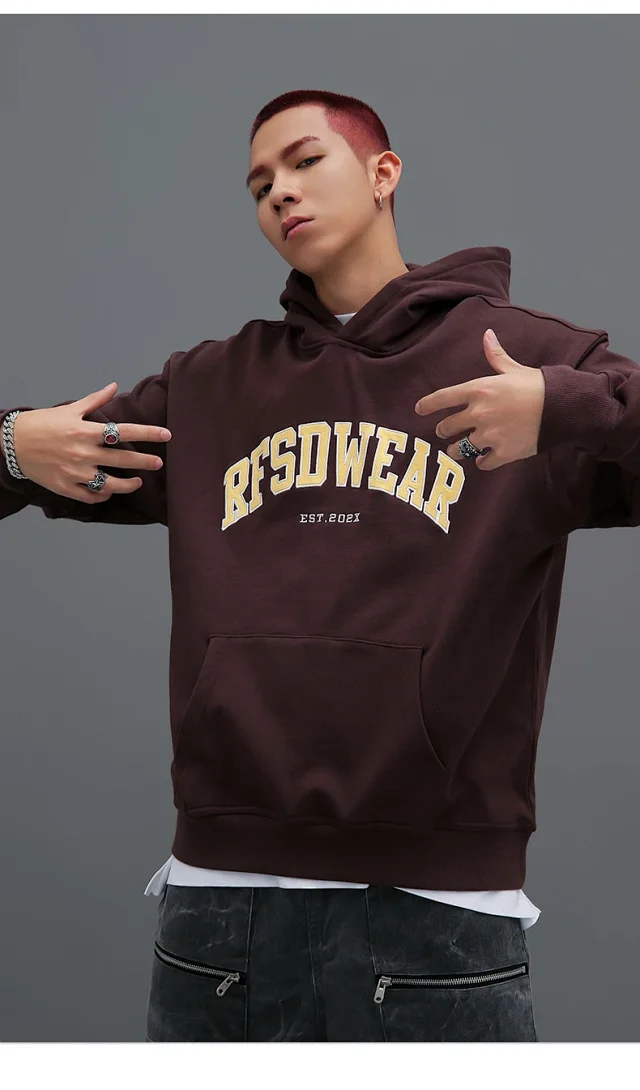 RFSD Men's 2025 Fall/Winter New Patchwork Sweatshirt Detail