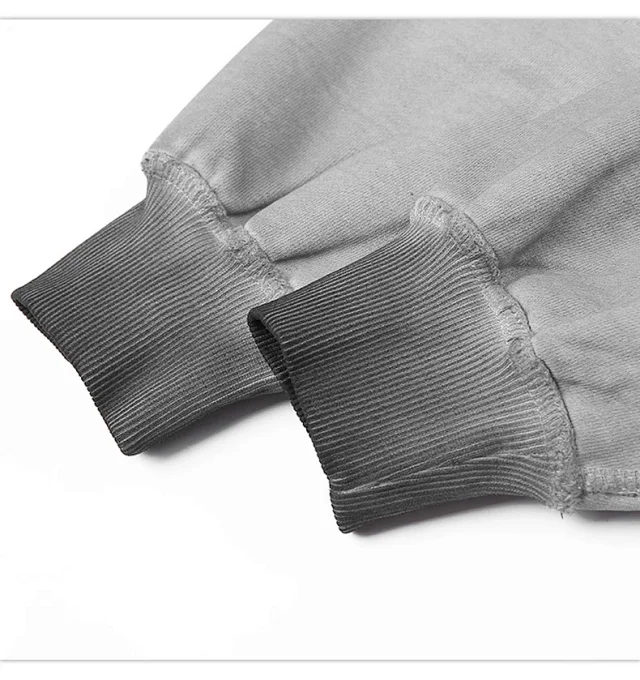 RFSD Men's | High - End Alternative 2025 FW Heavyweight Washed & Faded Crewneck Sweatshirt Detail