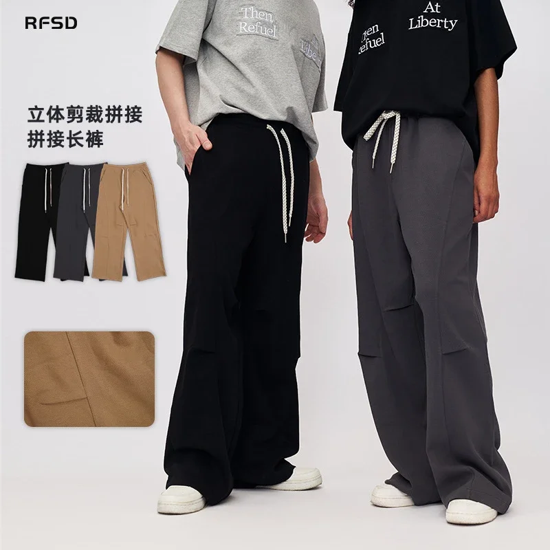 RFSD Men's Fashion Straight Sweatpants 2025 Summer