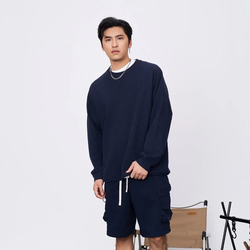 RFSD Men's 2025 FW Waffle Crew Neck Long Sleeve T-shirt