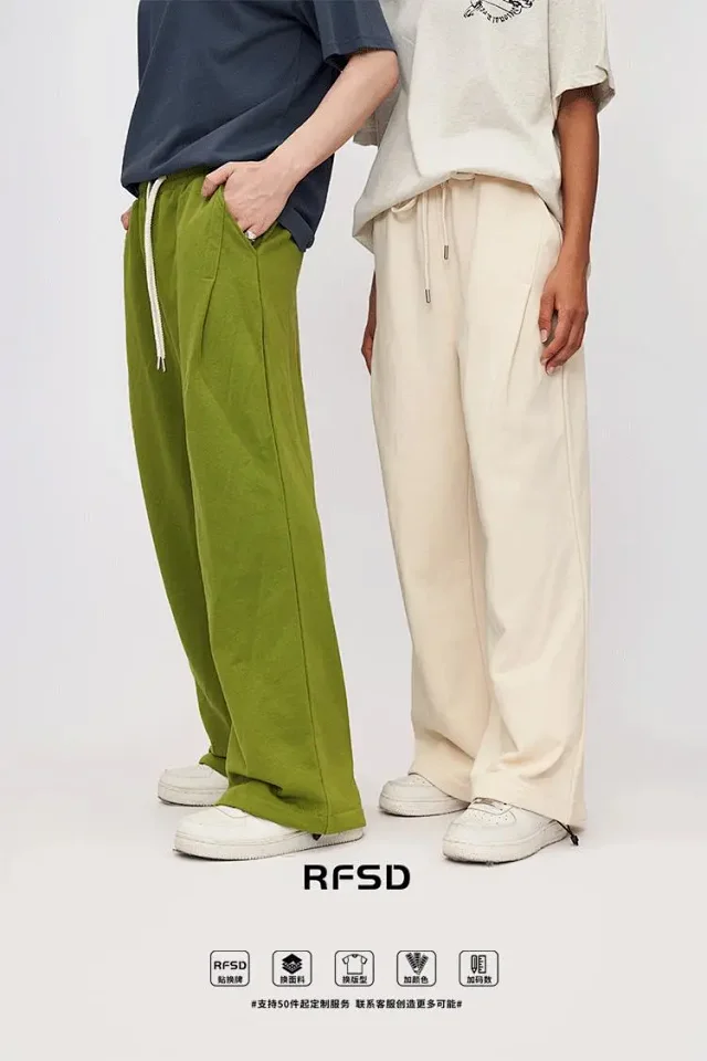 RFSD Men's 2025 Summer Loose Fleece Pants Detail