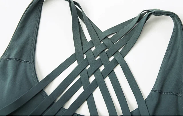 Wire-Free Yoga & Running Bra DW035 Detail