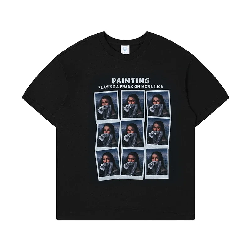 RFSD Men's 2025 Summer American Cotton Portrait Print T-shirt