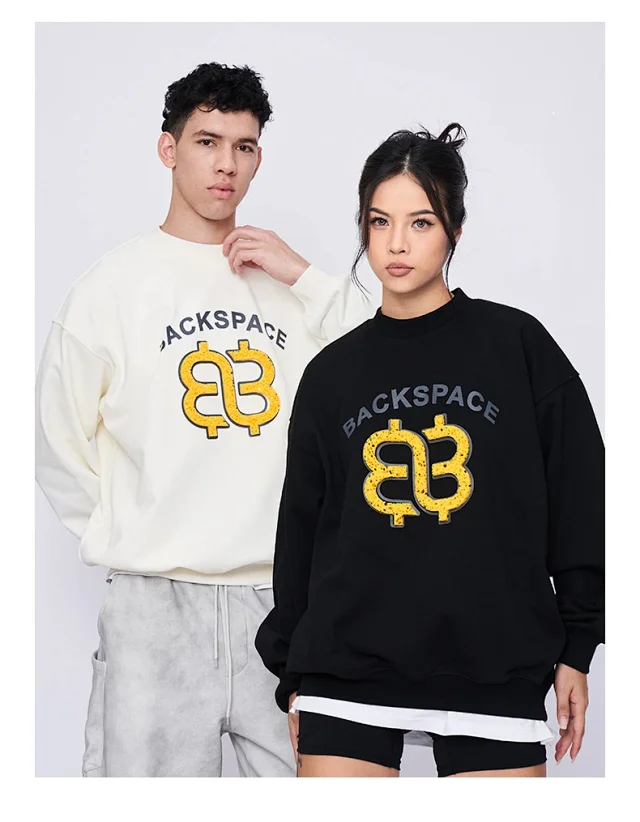 RFSD Men's | 2025 Fall Trendy Loose Sweatshirt (Balmain Dupe, Unisex) Detail