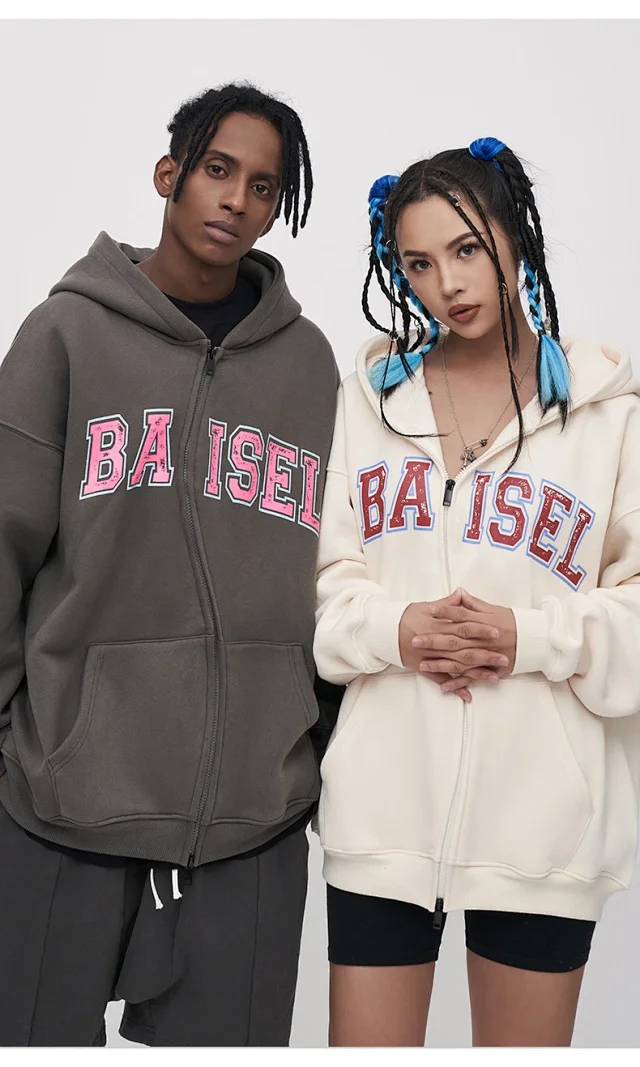 RFSD Men's Zip Hoodie 2025 Fall Detail