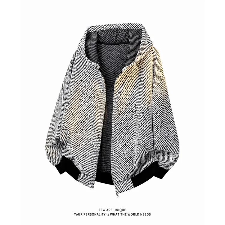 Men's Tweed Stripe Hoodie
