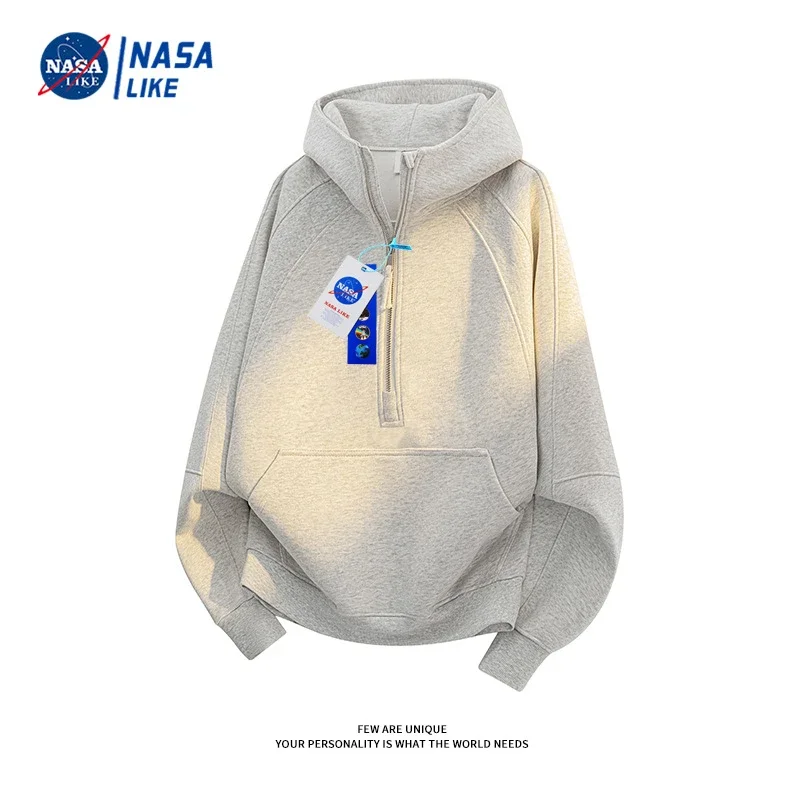 NASA Unisex Spring Half-zip Hoodie