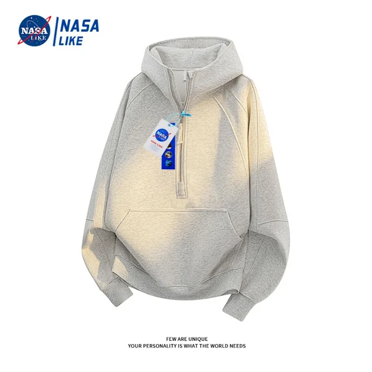 NASA Unisex Spring Half-zip Hoodie