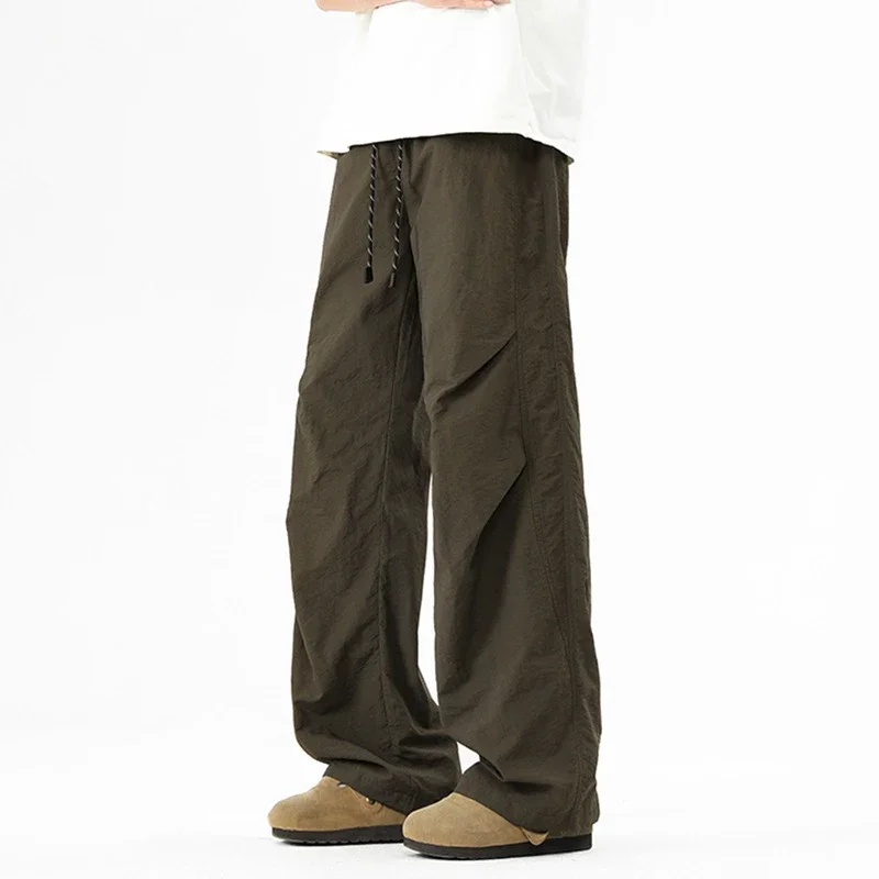 2025 Spring/Summer Men's Parachute Cargo Pants