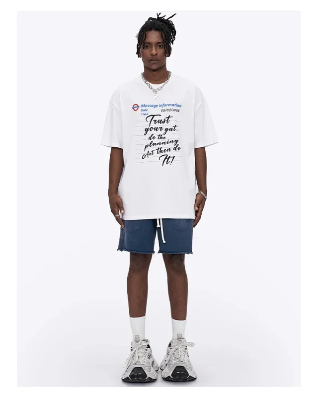 RFSD Men's | 2025 Summer New Streetwear American T - Shirt Detail