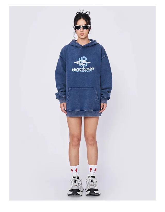 RFSD Men's 2025 Fall Wax - Dyed Hoodie Detail