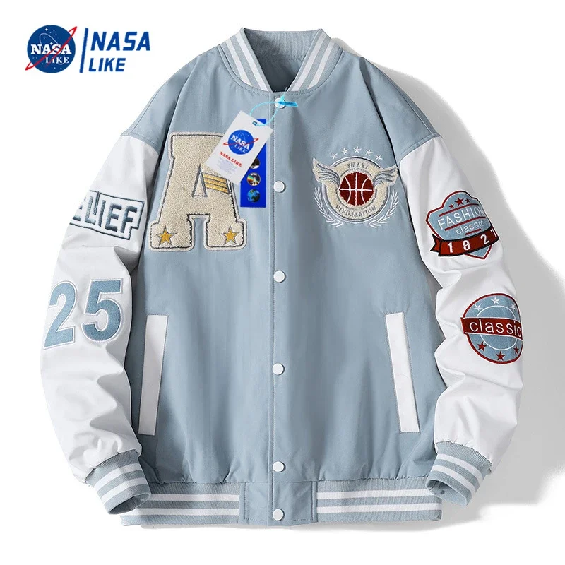 Men's Baseball Jacket with Embroidery