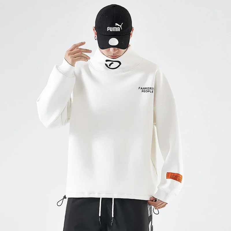 Men's 2025 Autumn/Winter Fleece High - neck Base Layer