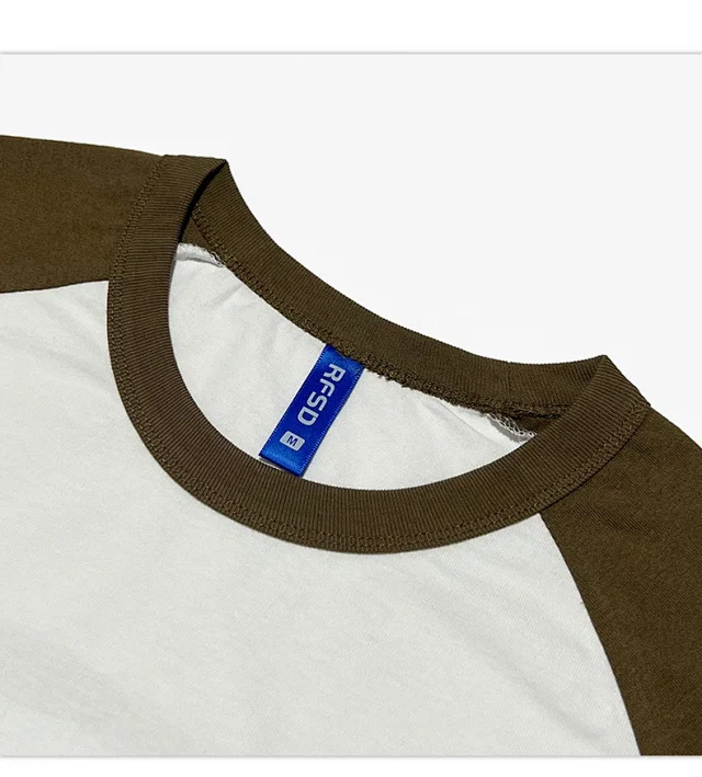 RFSD Men's Vintage Raglan Sleeve T-shirt Detail