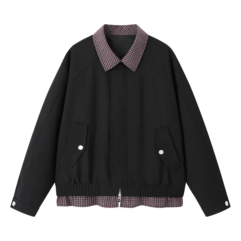 Autumn Men/Women Plaid Jacket