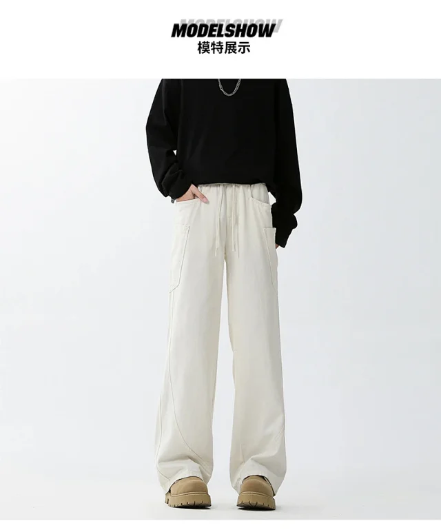 Men's 2025 Autumn Straight Jeans Detail