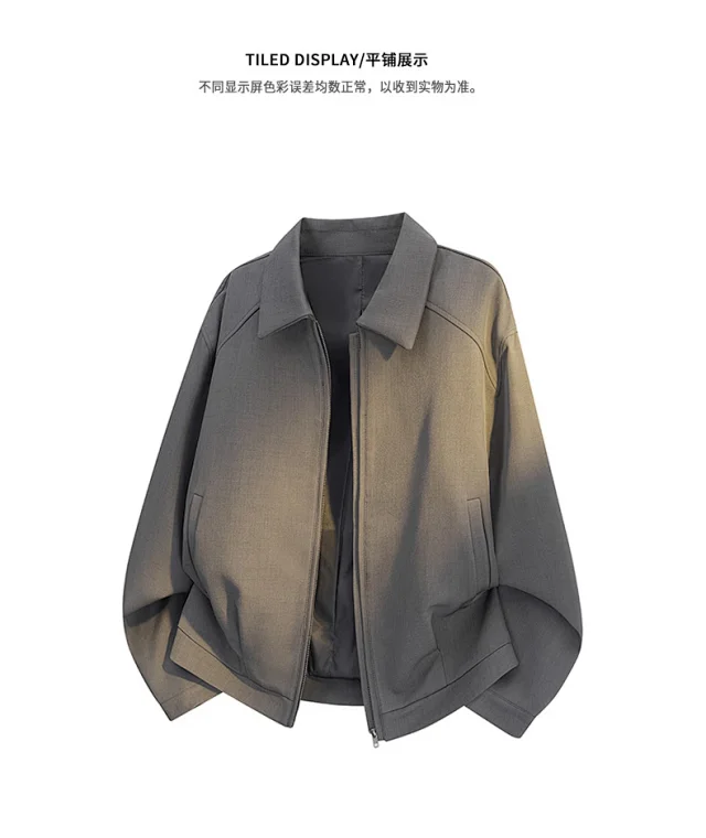 Men's Autumn Trendy Lapel Jacket Detail