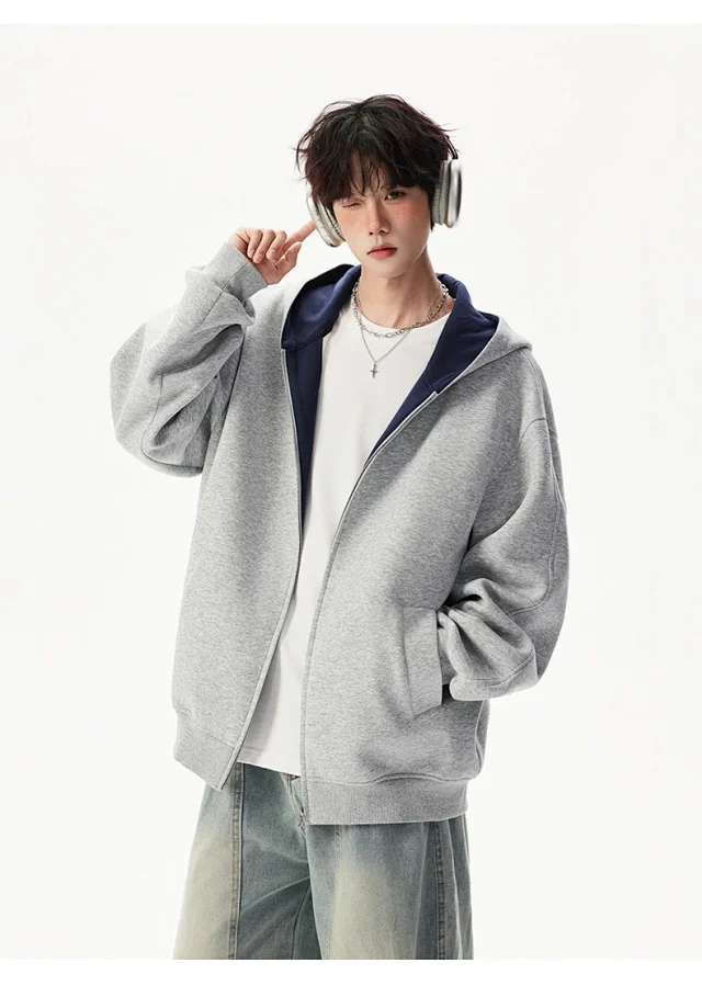 American New Color - Blocked Hoodie Detail