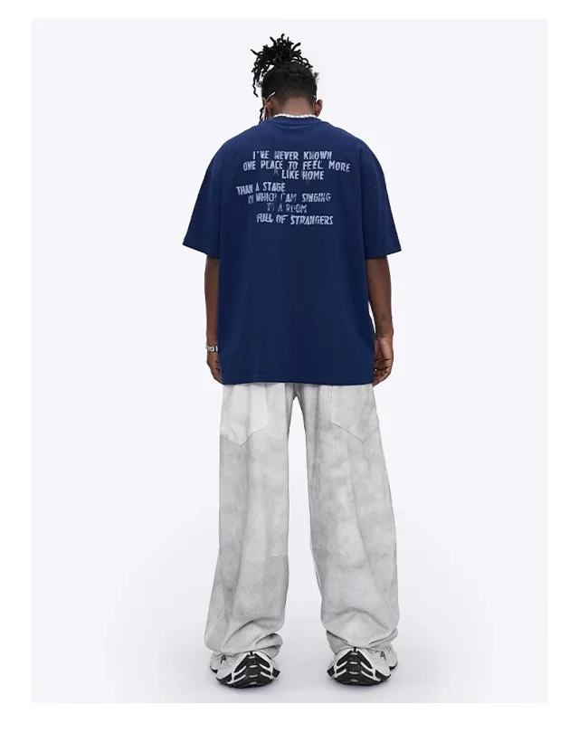 RFSD Men's | American Letter Print T-shirt Detail