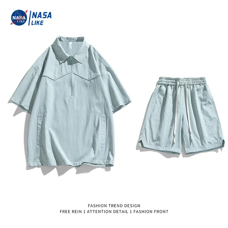 NASA Men's Ice Silk Short Sleeve Shirt