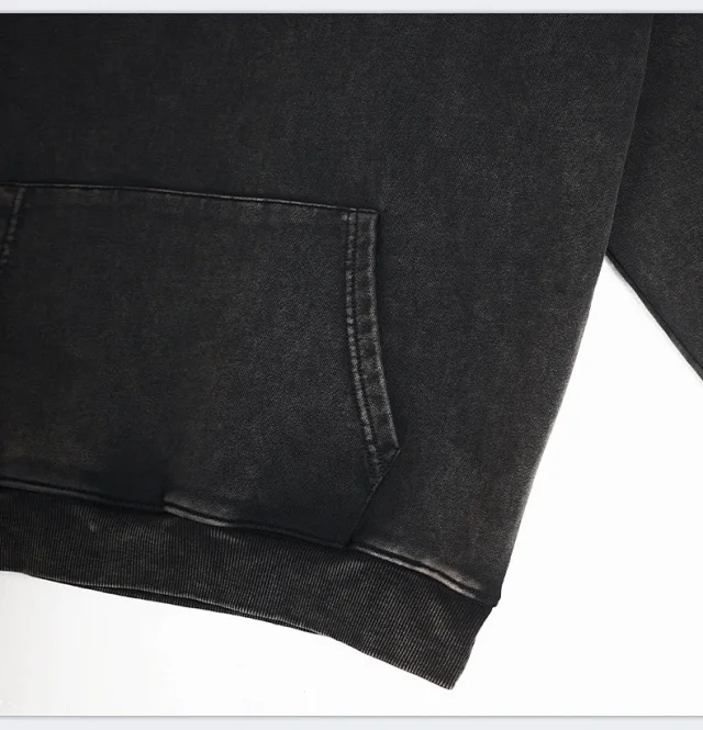 RFSD Men's 2025 Fall Wax - Dyed Hoodie Detail