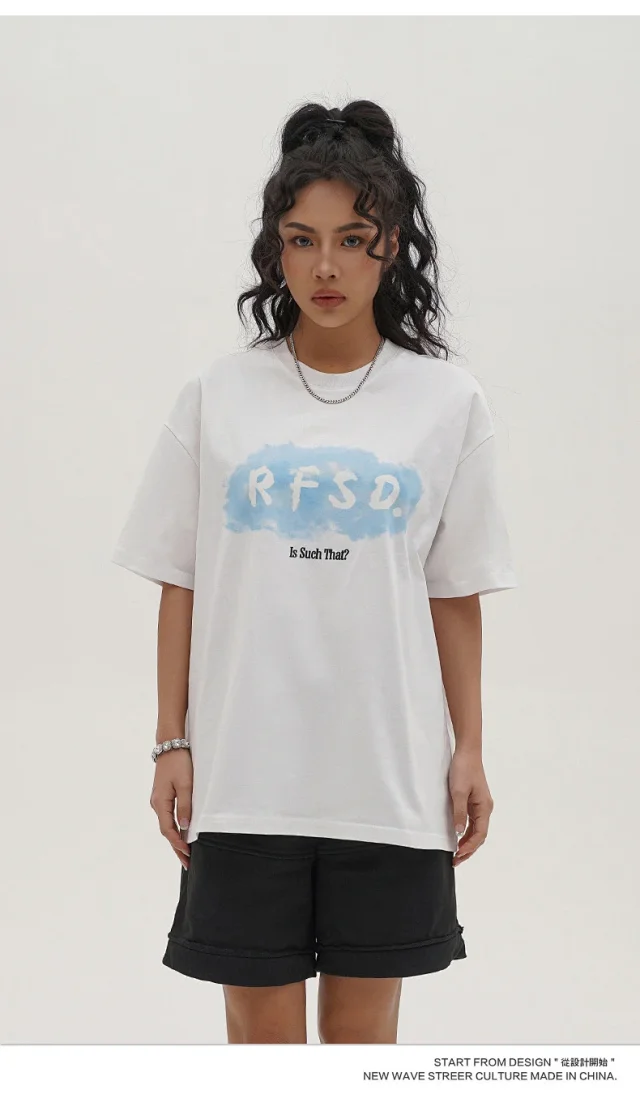 RFSD Men's 2025 Summer New Loose Street Tee (230g) Detail