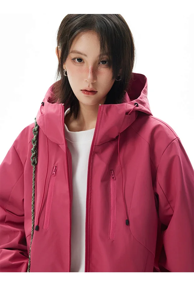 Autumn Outdoor Windproof Jacket for Couples Detail