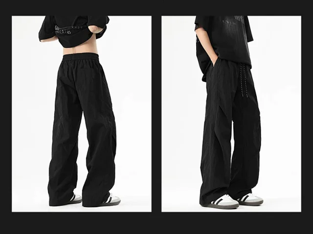 2025 Spring/Summer Men's Parachute Cargo Pants Detail