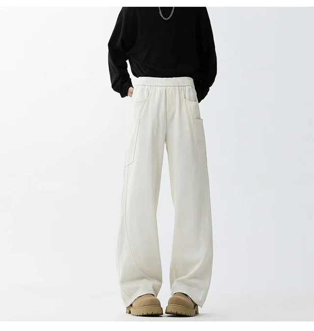 Men's 2025 Autumn Straight Jeans Detail