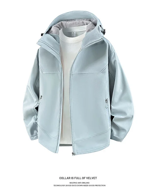 Spring Autumn Windproof Jacket (Couple Style) Detail