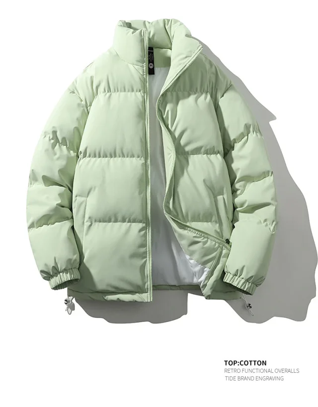 2025 Winter Men's Loose Cotton Coat Detail