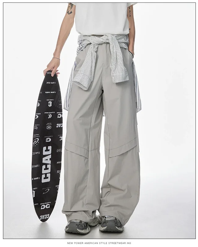 2025 Summer Men's Parachute Pants Detail