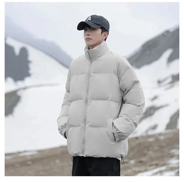 Ins Trendy Unisex Cotton Jacket Detail