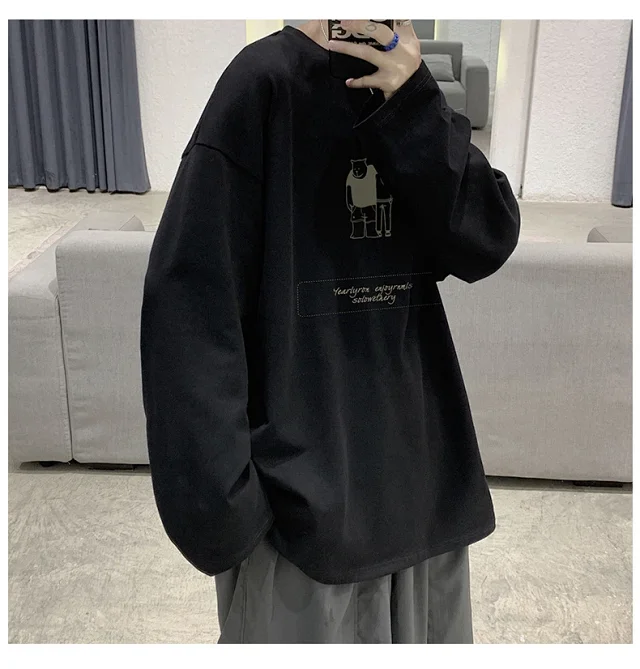 2025 Korean Round Neck Couple T-shirt Detail