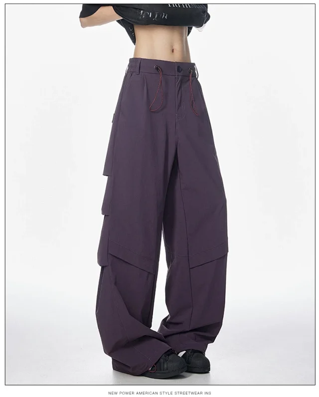 2025 Summer Men's Parachute Pants Detail