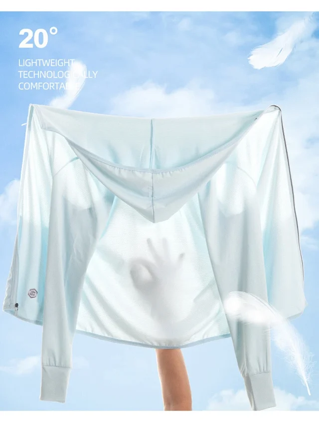 Ice Silk Fishing Sunscreen Coat Detail